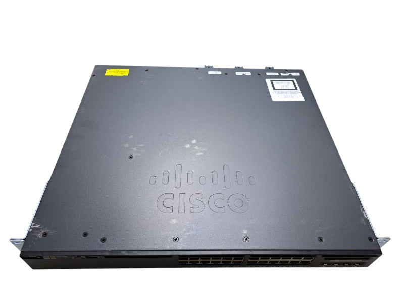 Cisco WS-C3650-24TS-S V03 | 24-Port Gigabit, 4x 1G SFP Switch | 2x 250W PSU