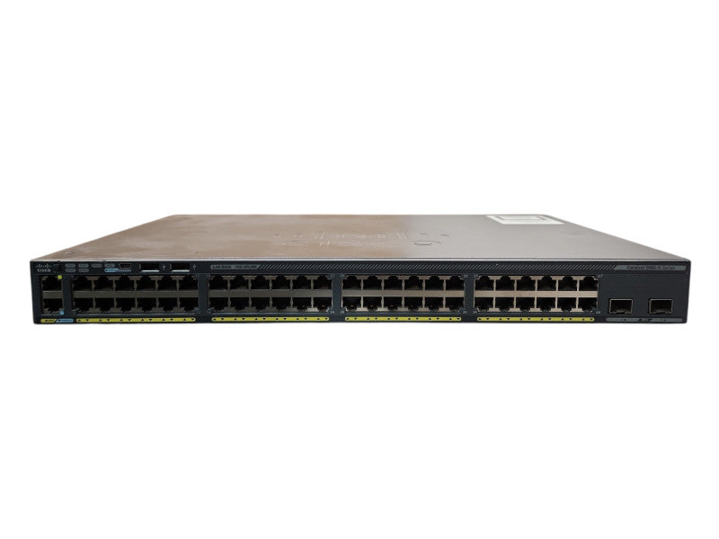 Cisco WS-C2960X-48TD-L, 48 Port Gigabit Switch, 2x 10G SFP+ w/ Stack