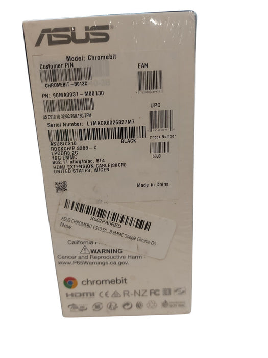 ASUS CHROMEBIT CS10 Stick-Desktop PC Sealed Box