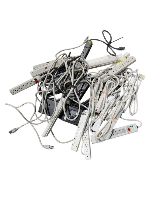 A box of Power Strips with extension cords -Gross weight 11.7KG
