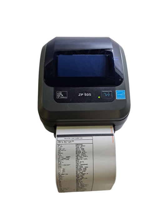 Zebra ZP505 Direct Thermal Label Printer w/ Power Supply Base ZP505-0503-0020