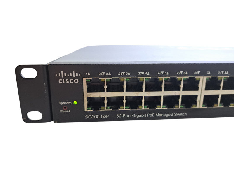 Cisco SG300-52P-K9 V03 | 52-Port Gigabit PoE Managed Switch