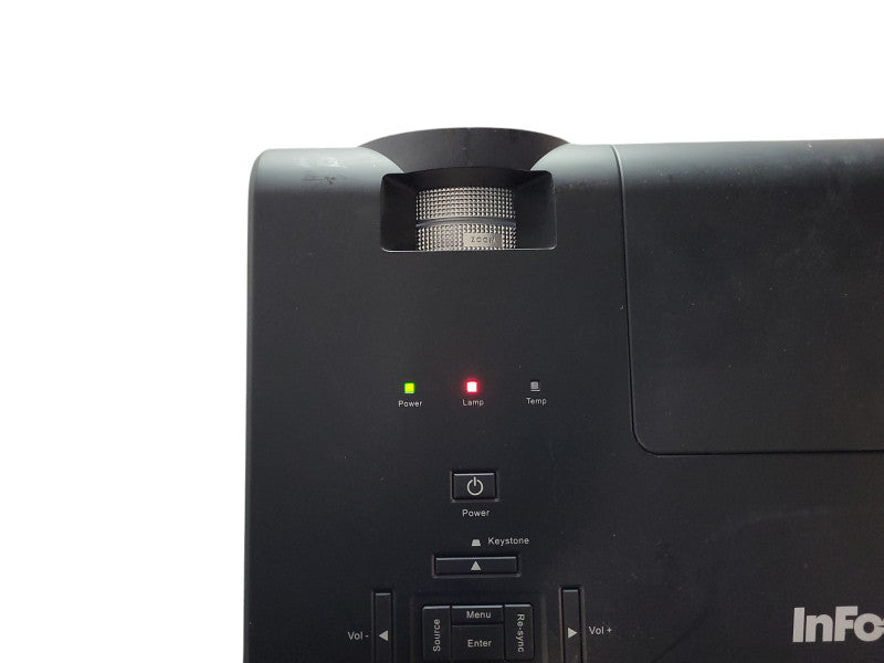 InFocus IN3118HD 3600 Lumens 1920 x 1080 HD Projector 4833HRs No Remote $