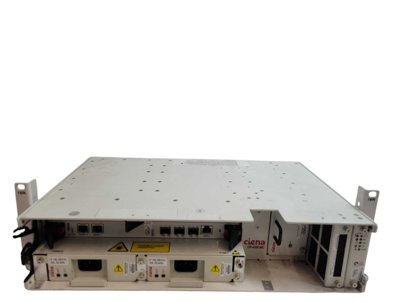 CIENA CN4200 MC CHASSIS W/ CN-47D-00, CN-M3-FLEX-F, 2X PSU, READ _