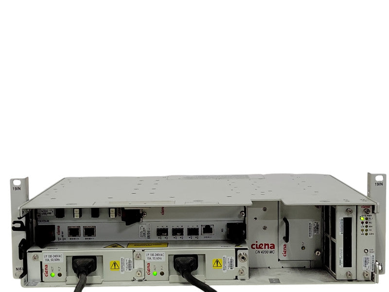 CIENA CN4200 MC CHASSIS W/ CN-47D-00, CN-M3-FLEX-F, 2X PSU, READ _