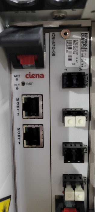 CIENA CN4200 MC CHASSIS W/ CN-47D-00, CN-M3-FLEX-F, 2X PSU, READ _