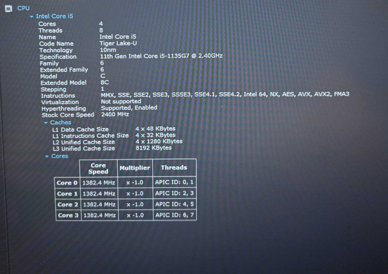 Dell Latitude 5420 Intel Core i5-1135G7@2.4GHz 16GB RAM 256GB SSD READ!  Lap200