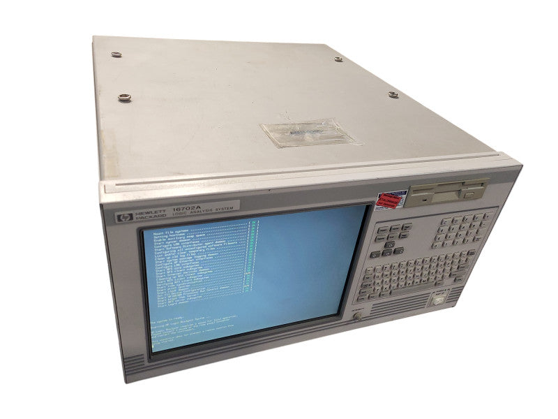 HP Agilent Keysight 16702A Logic Analysis System READ _
