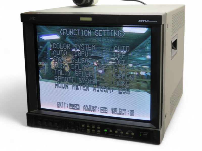 JVC 17inch Model DT-V1710CGU CRT Monitor TV  w/ 208 hours -