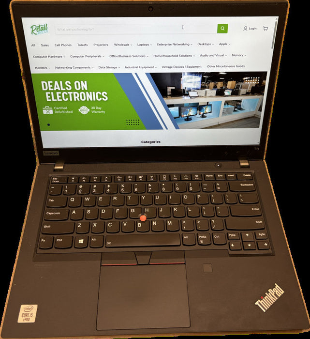 Lenovo ThinkPad T14 Gen 1 Intel Core i5-10310U@1.7GHz 16GB RAM 256GB SSD  Lap200