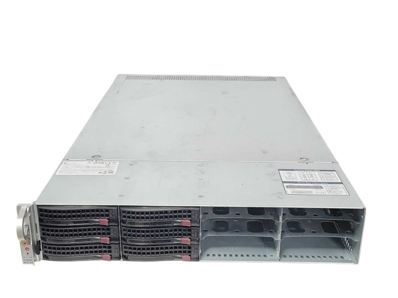 Supermicro 829U-R12X12 2U w/ X12DPU-6 Board 2x PSU 2x CPU Heat sinks 12x 3.5" _