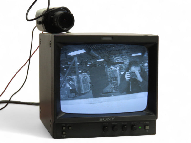 Vintage Sony PVM-97 CRT 8 inch Black & White TV Monitor PLEASE READ  -