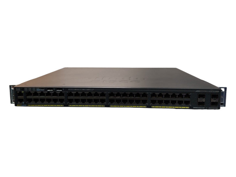 Cisco WS-C2960X-48LPS-L V02, 48-Port Gigabit PoE+ 370W Switch, 4x SFP