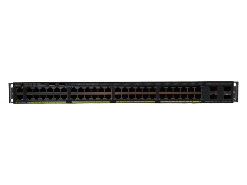 Cisco WS-C2960X-48LPS-L V02, 48-Port Gigabit PoE+ 370W Switch, 4x SFP