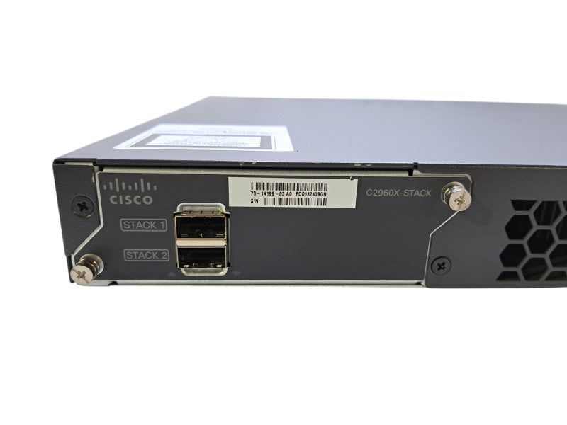 Cisco WS-C2960X-48FPD-L V01 | 48-Port Gigabit PoE+ 740W 2x 10G SFP+ Switch