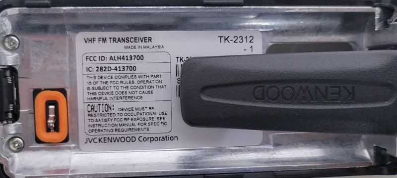 Kenwood TK-2312-1 VHF FM Transceiver Radio with MIC, READ _