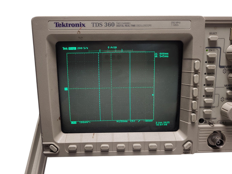 TEKTRONIX TDS 360 OSCILLOSCOPE READ $