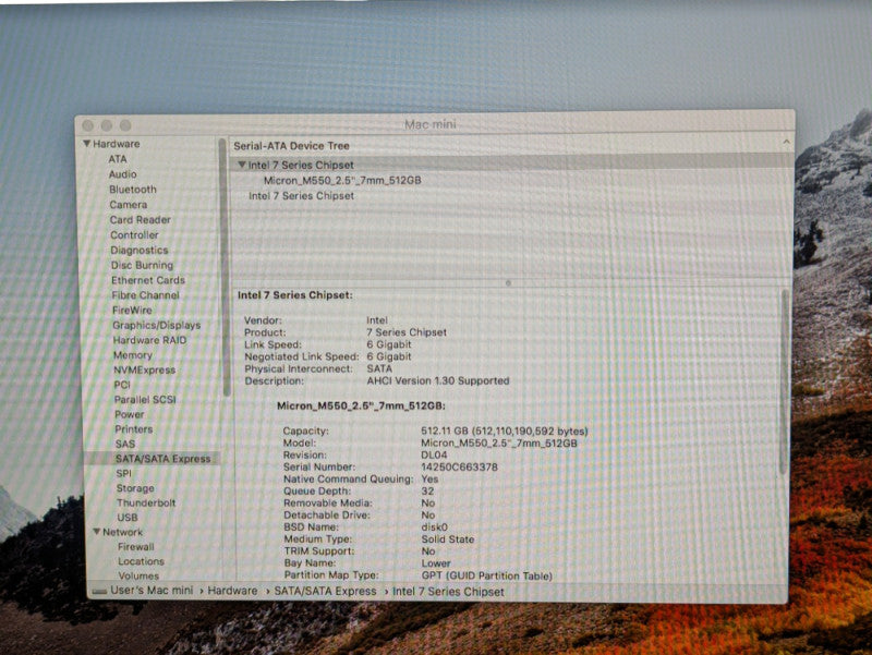 Upgraded Apple Mac Mini Late 2012 A1347 i7 16GB RAM 512GB SSD  -
