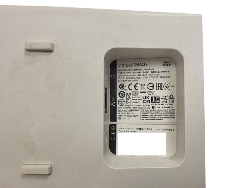 Cisco Meraki MR46-HW CLOUD MANAGED ACCESS POINT UNCLAIMED Q$