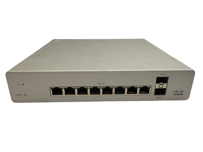 Cisco Meraki MS220-8P, 8-Port Gigabit PoE Network Switch, UNCLAIMED  Q$