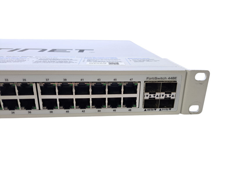 Fortinet Fortiswitch FS-448E | 48-Port Gigabit, 4x 10G SFP+ Layer 2/3 Switch