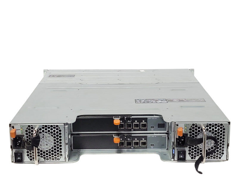 Dell PowerVault MD1400 Storage Array 12x 3.5" 2x 12G-SAS-4 EMM 2x 600W PSU _
