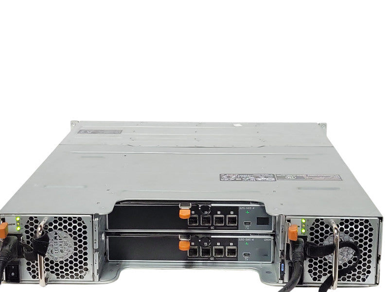Dell PowerVault MD1400 Storage Array 12x 3.5" 2x 12G-SAS-4 EMM 2x 600W PSU _