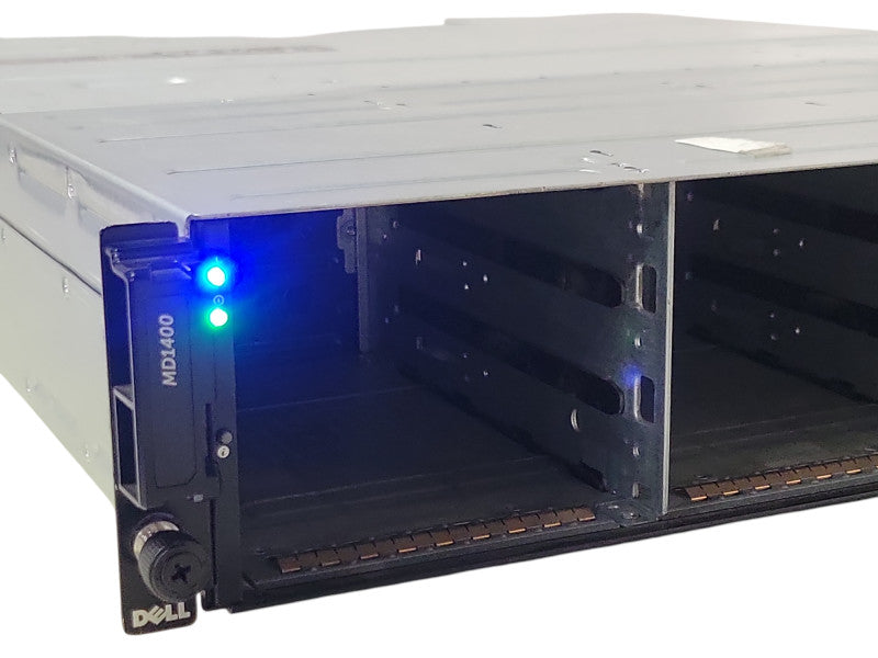Dell PowerVault MD1400 Storage Array 12x 3.5" 2x 12G-SAS-4 EMM 2x 600W PSU _