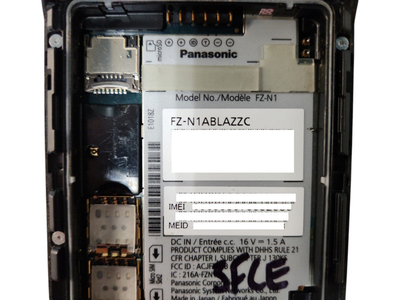 PANASONIC TOUGHBOOK FZ-N1, No Battery, READ Q