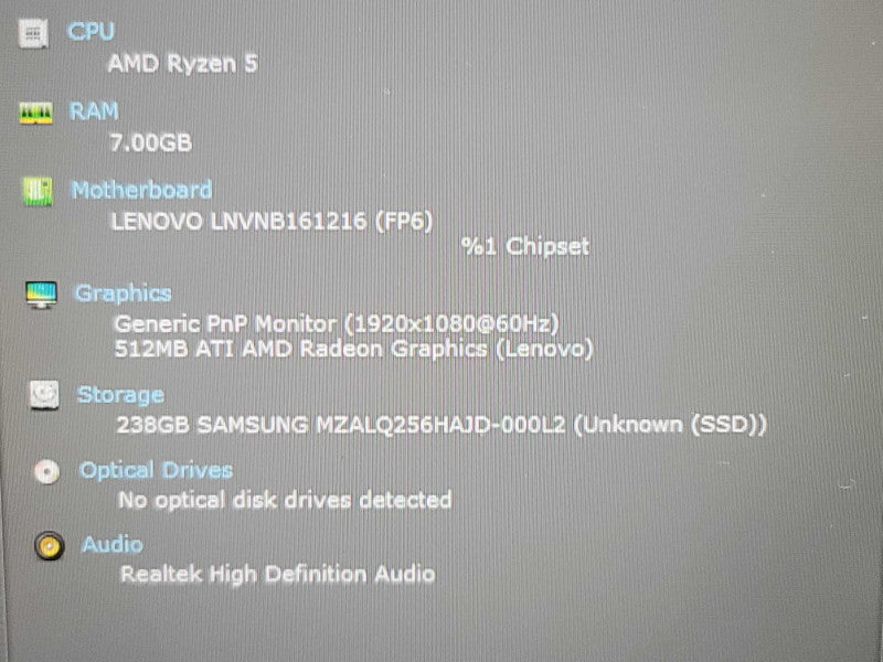 Lenovo ThinkBook 15 G2 ARE | Ryzen 5 4600U| 8GB DDR4| 256GB SSD| READ  β BudLap