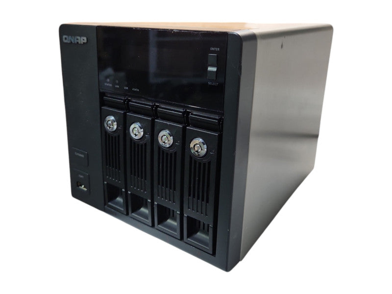 QNAP TS-469 Pro 4-Bay Network Attached Storage, w/ 4x 4TB HDDs