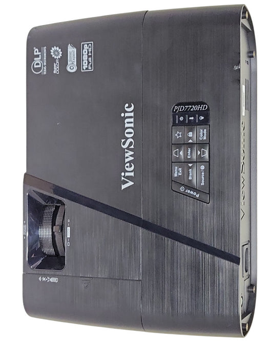 ViewSonic PJD7720HD DLP Projector 1080p Full HD 659 Hrs, No Remote _