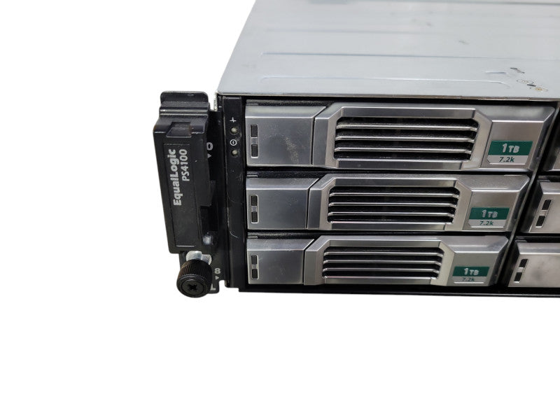DELL EqualLogic PS4100 E03J 12 Bay SAN with 2x Control Module 12  !
