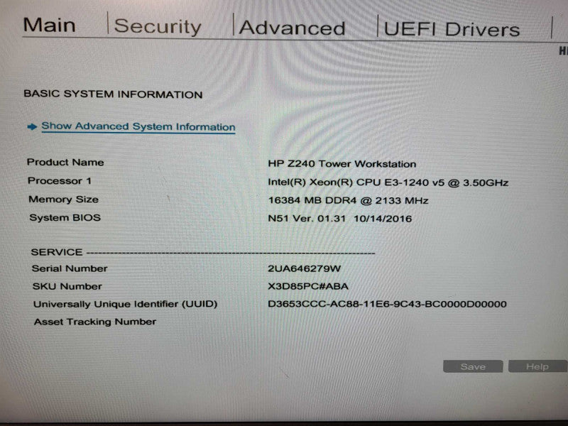 HP Z240 Tower | Xeon E3-1240 v5 @3.50GHz, 16GB DDR4, 500GB SSD, Quadro K2200 Q$
