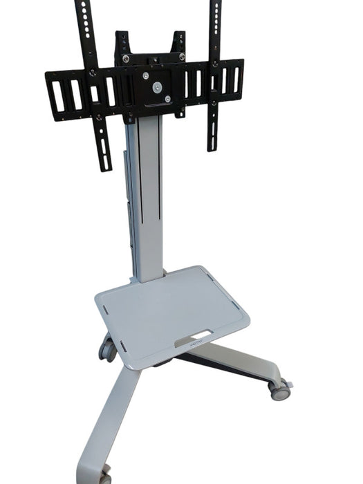 Ergotron Tv Stand Cart on Wheels / Tilting  , has a shelf  =