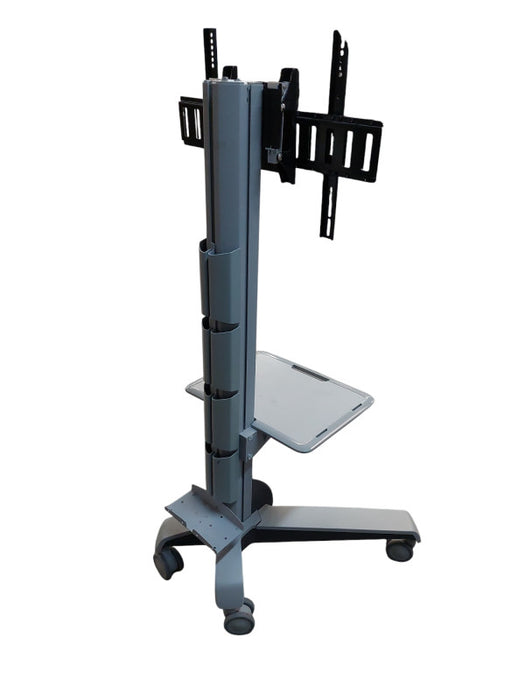 Ergotron Tv Stand Cart on Wheels / Tilting  , has a shelf  =