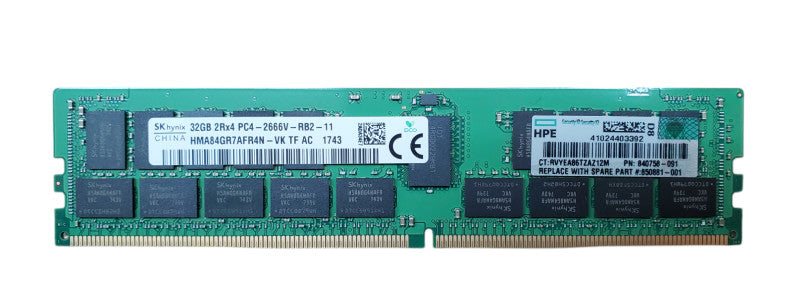 SK Hynix 32GB 2Rx4 PC4-2666V-RB2 | DDR4 | Server RAM Q