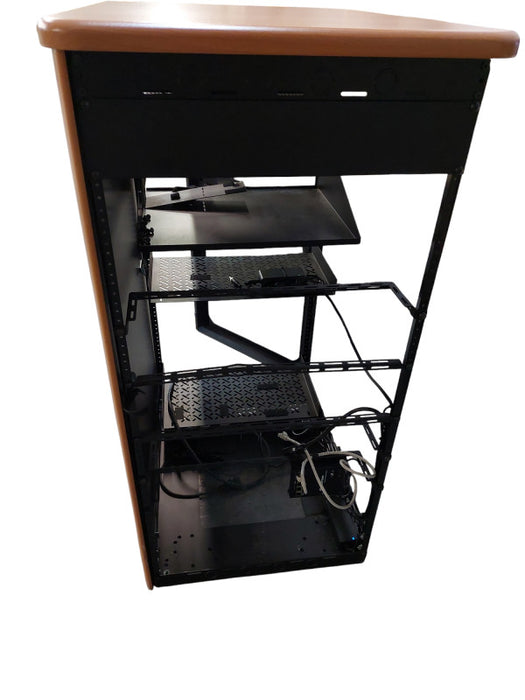Middle Atlantic Server/Audio Half Rack / Left Wall Side Panel Missing  =