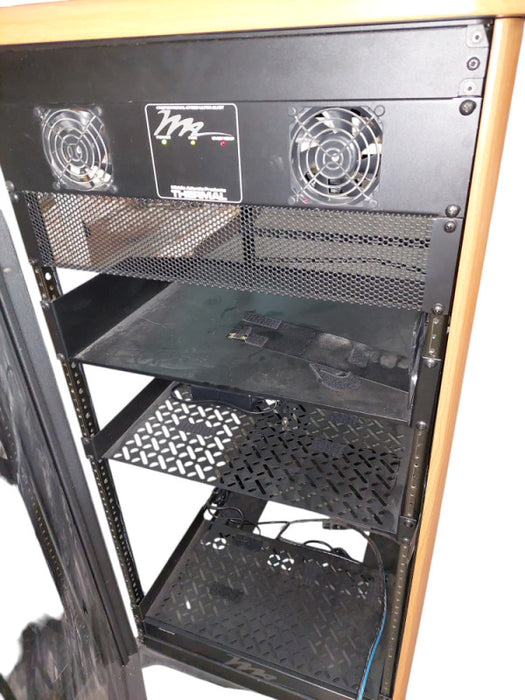Middle Atlantic Server/Audio Half Rack / Left Wall Side Panel Missing  =