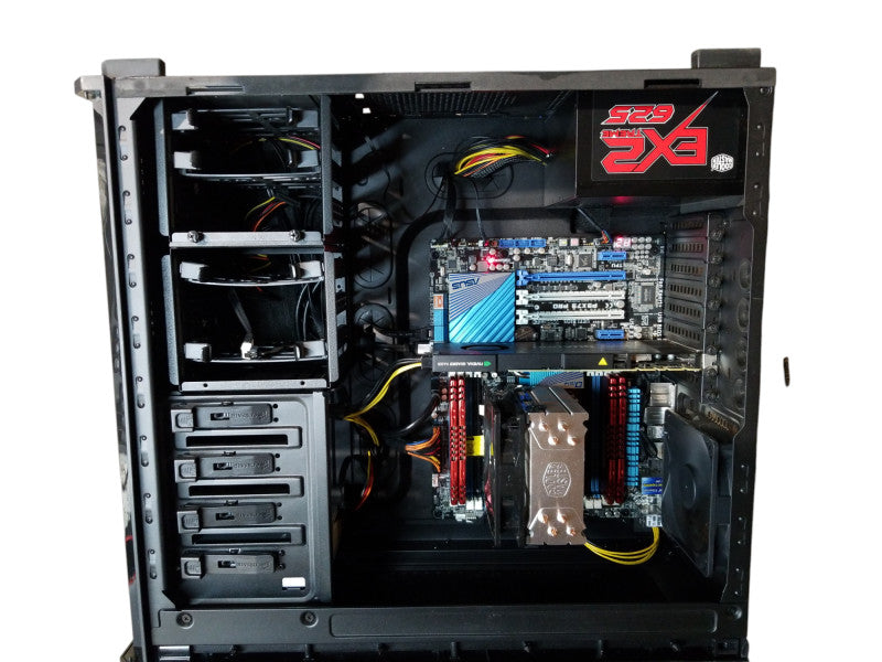 Custom Tower Desktop, Intel i7-3820 @3.60GHz, 32GB  RAM, No HDD