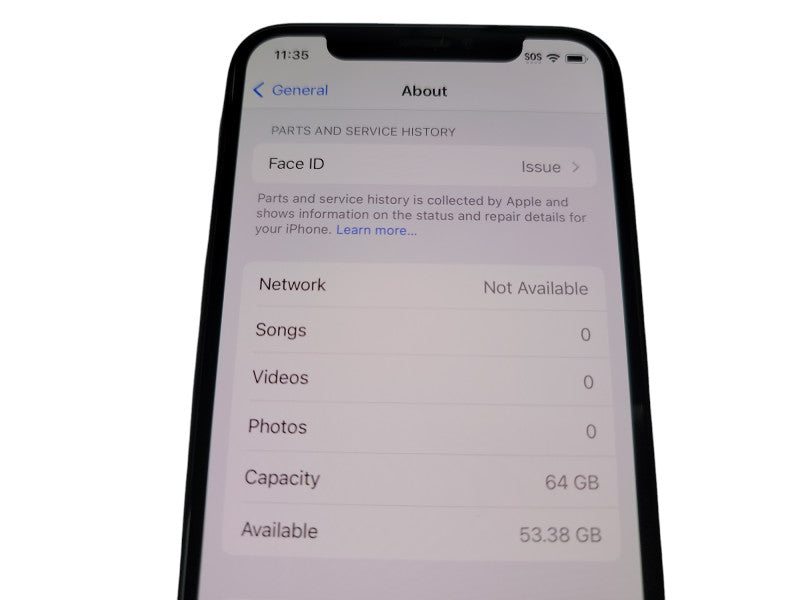 Apple iPhone X - 64GB - White [A1901] (