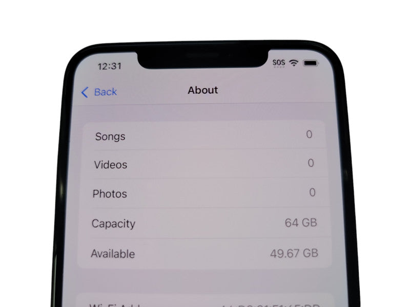 Apple iPhone XS Max - 64GB - White [A1921] (