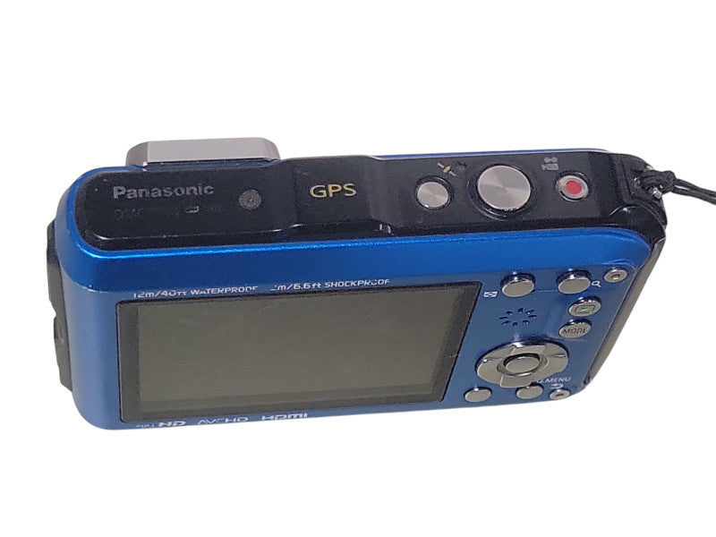 Panasonic Lumix DMC-TS4 12.1MP Waterproof Digital Camera, READ _