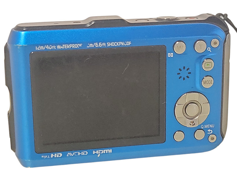 Panasonic Lumix DMC-TS4 12.1MP Waterproof Digital Camera, READ _