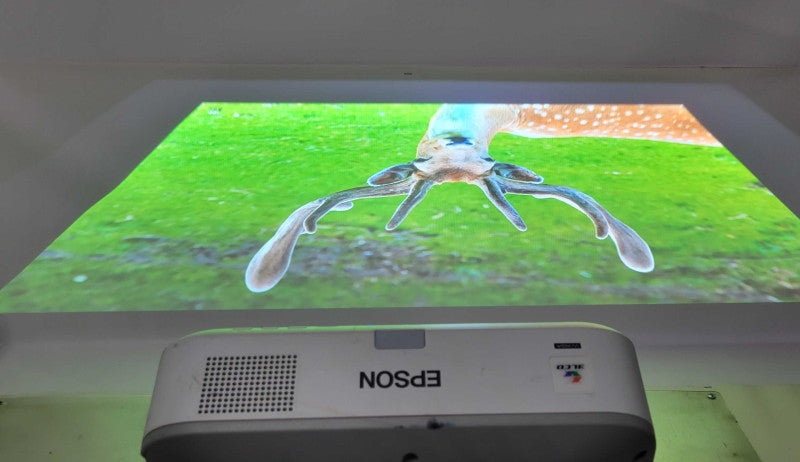 Epson BrightLink 695WI Ultra Short Throw Projector 357 Hrs -No Remote _