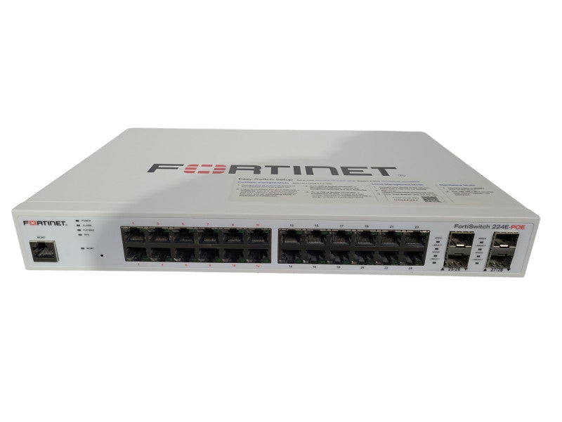 Fortinet FortiSwitch 24 Ports Rack Mountable Ethernet Switch - FS-224E-POE !