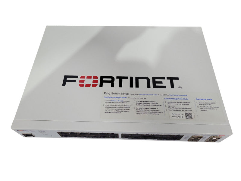 Fortinet FortiSwitch 24 Ports Rack Mountable Ethernet Switch - FS-224E-POE !