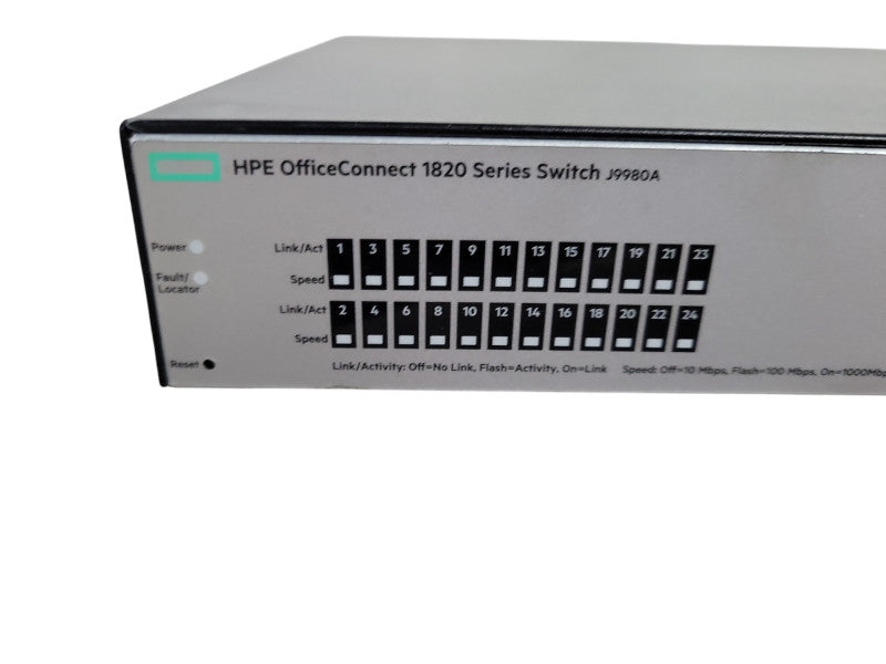 HPE OfficeConnect 1820-24G 24-port Gigabit Ethernet Switch J9980A !
