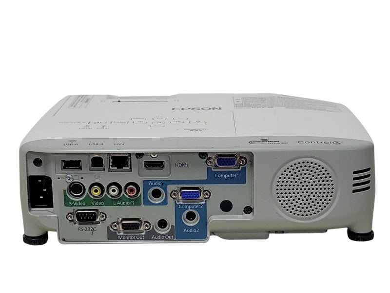 Epson Powerlite X27 H692A 3LCD 2700 Lumens Projector 2852 Hrs, No remote _