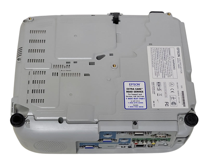 Epson Powerlite X27 H692A 3LCD 2700 Lumens Projector 2852 Hrs, No remote _